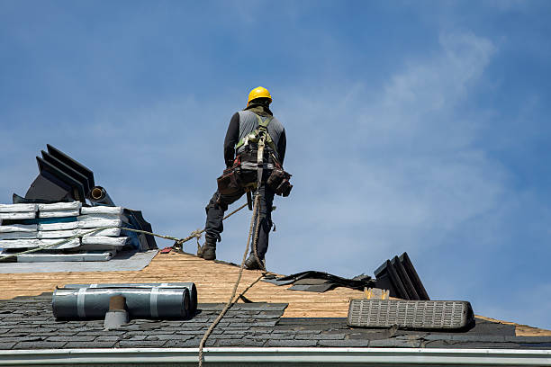 Professional Roof Replacement technician working in Sylvia, KS